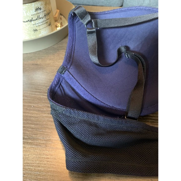 Torrid Black & Blue Strappy Mesh Cage Bra 40DD (E) - Picture 12 of 16